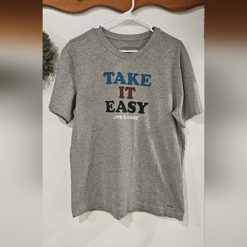 Life Is Good Heather Gray T-Shirt